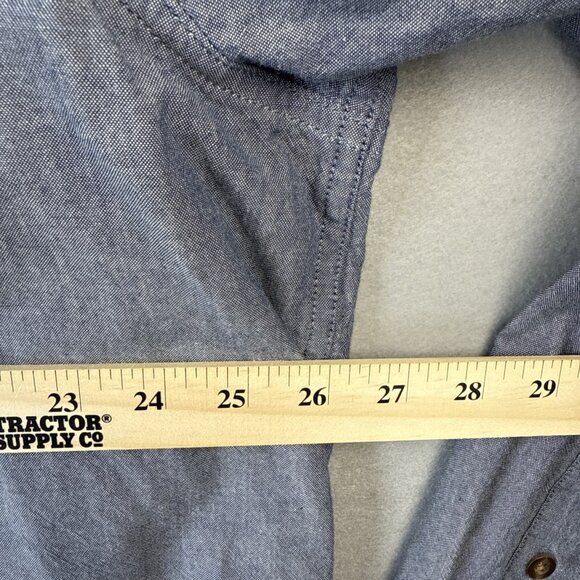 Carhartt Canvas Button Down Shirt Mens Size 2XL XXL Relaxed Fit Work Farm Cowboy - Picture 6 of 11